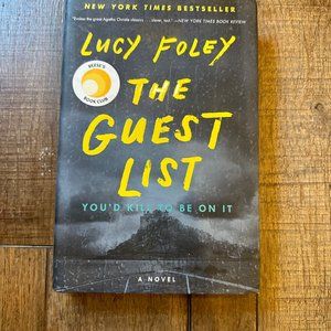 The Guest List By Lucy Foley Hardcover book - Book of the Month Club Edition